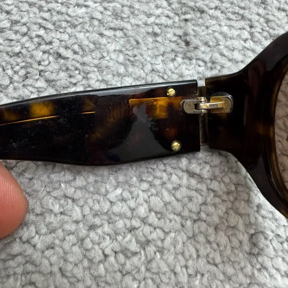 Kate Spade Sunglasses Rhinestone Crystal Hinge Womens Tortoise Shell Made Italy